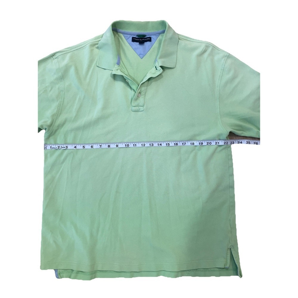 Tommy Hilfiger Golf Polo Neon Green XL - Picture 4 of 4